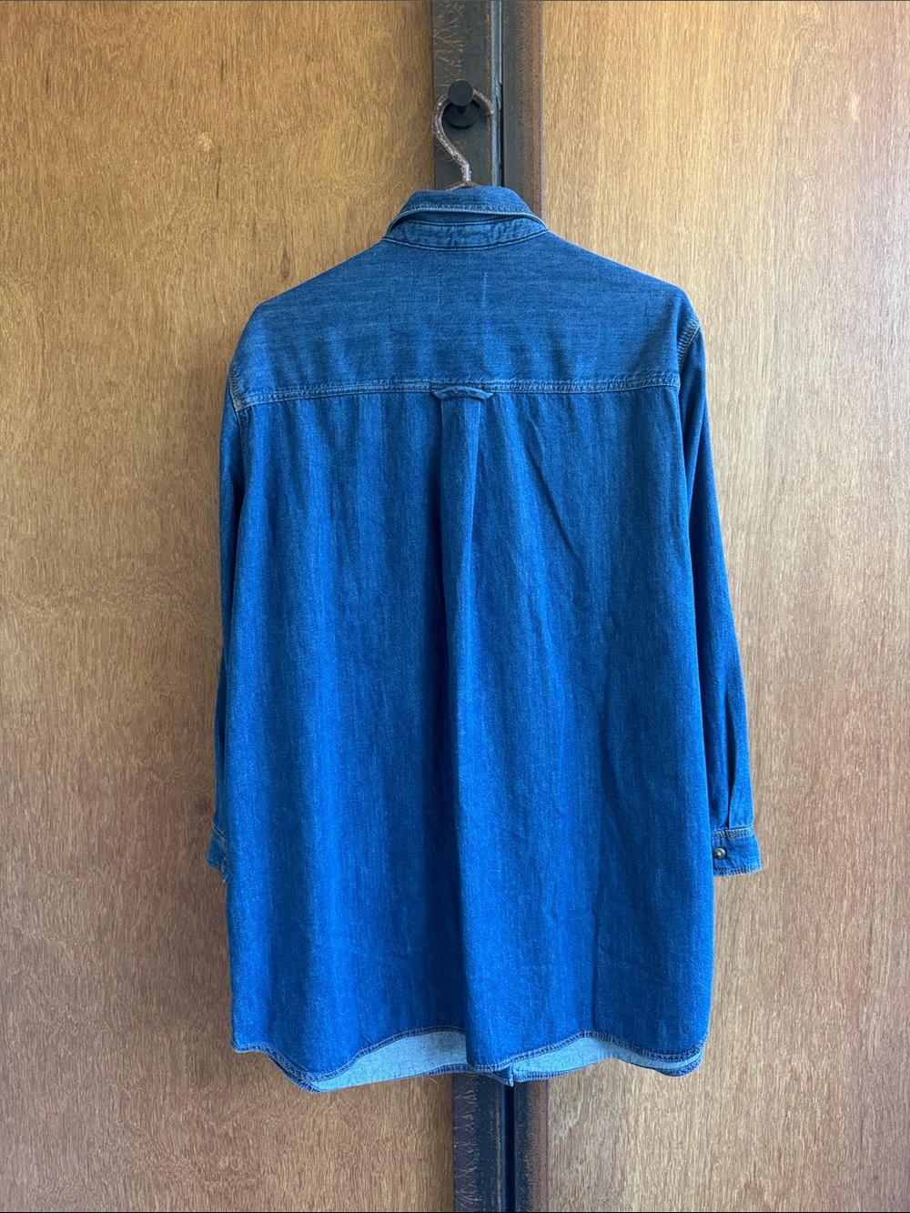 NWT Sezane oversized blue shirt dress - Picture 3 of 3